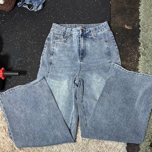 Women's Flare Leg Jeans in Classic Blue